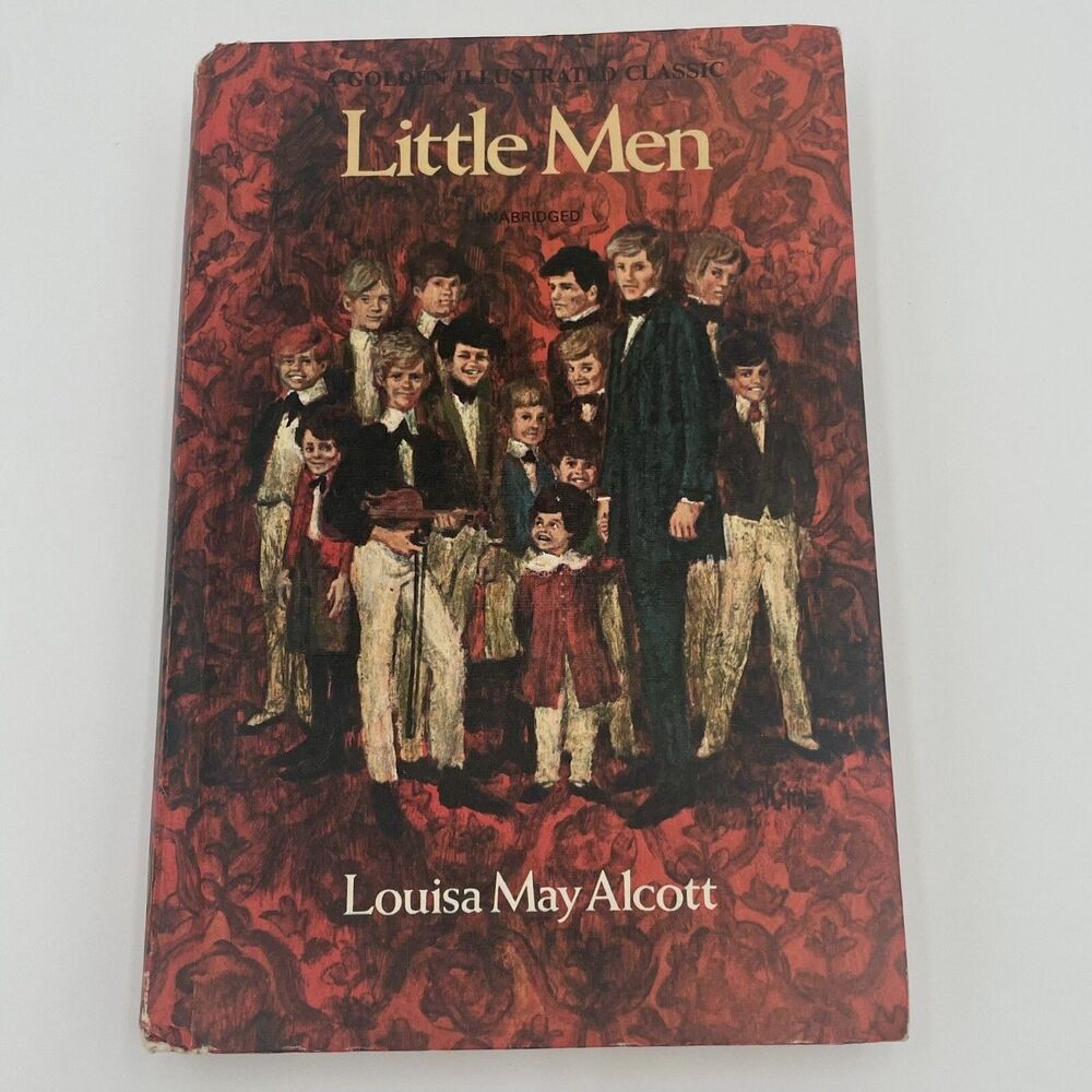 Little Men by Louisa May Alcott Book 1965 Unabridged Pub Golden Press